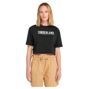 Футболка с коротким рукавом Timberland Cropped, черный