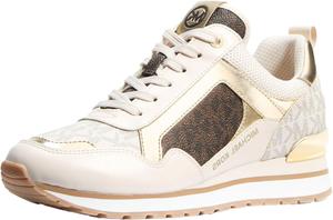 Michael Kors Женские кроссовки Wilma Trainer, Brown/Pale Gold