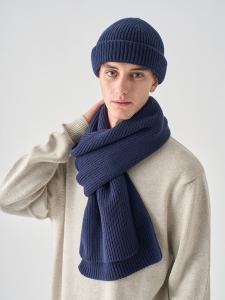 Шарф из кашемировой смеси в рубчик | STARK | 5 г