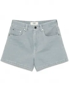 Джинсовые шорты Fendi, синий