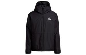 Стеганая куртка мужская черная Adidas, черный