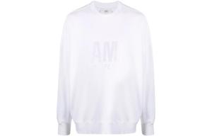 Свитшот из хлопка с принтом логотипа AMIPARIS, белый