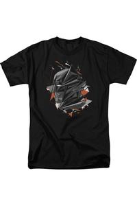 Футболка с коротким рукавом для взрослых Batman V Superman Bat Head Tech Gildan, черный