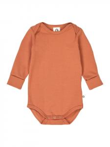 Müsli Боди с длинными рукавами, цвет «Глина»