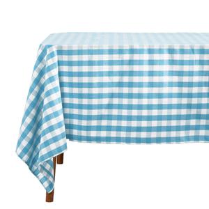 Скатерть Homescapes синий, 137/228 см