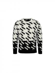 Karl Lagerfeld Вязаный свитер 655022 черного цвета