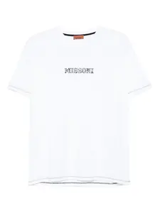 Футболка с логотипом Missoni Kids, белый