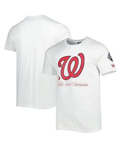 Мужская белая футболка Washington Nationals Historical Championship New Era, белый