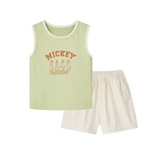 Детская повседневная спортивная одежда Disney, зеленый