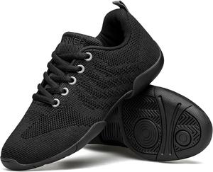 Детские белые кроссовки для черлидинга Легкие спортивные туфли для соревнований Женские кроссовки для хип-хопа, гимнастики и танцев Fuqiao