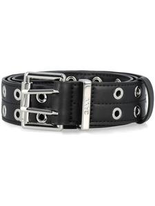 GANNI ремень с двумя люверсами, черный