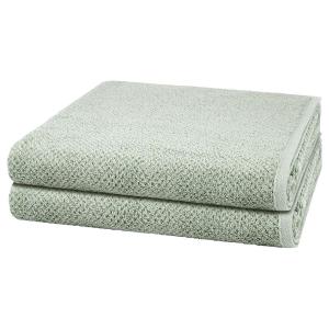 Набор из 2 банных полотенец Pure Cawö, зеленый
