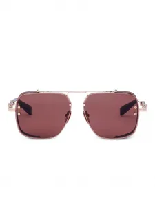 Солнцезащитные очки-пилоты Legend Balmain, коричневый