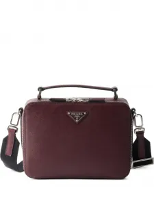 Сумка-тоут Medium Brique Prada, красный