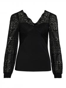 Vila Блузка «Vialia» черного цвета