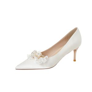 Zomila Тонкие каблуки на шпильке женские экрю, цвет Ecru 6.5