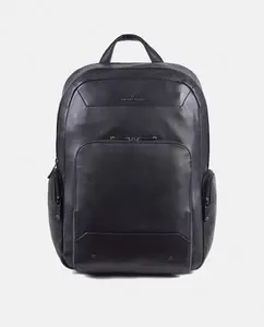 Рюкзак из натуральной кожи натурального зерна Bellido, черный