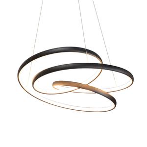 Подвесной светильник Nettlife, 50x50x5 см, черный