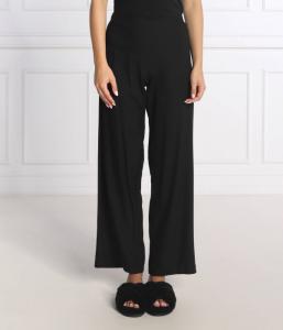 Пижамные штаны женские Calvin Klein Underwear широкие из вискозы, черный