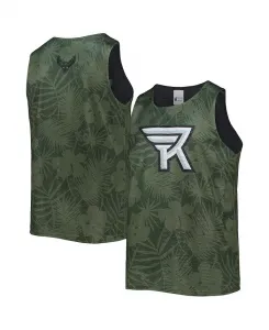 Мужская зелено-черная реверсивная майка Rochester Knighthawks из сетки FOCO