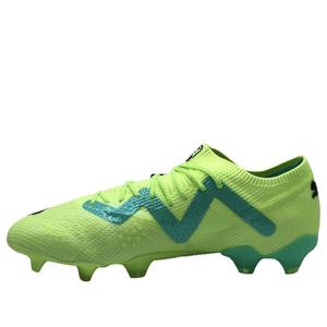 Кроссовки future ultimate low fg/ag 'green' Puma, зеленый
