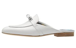 Тапочки женские Hermès Oz, белый