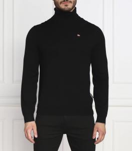 Свитер из шерсти Napapijri damavand t 1 regular fit, черный