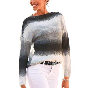 Женский свитер омбре Lascana, Black And White