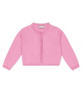 Детский хлопковый кардиган Il Gufo, Rosehip Pink