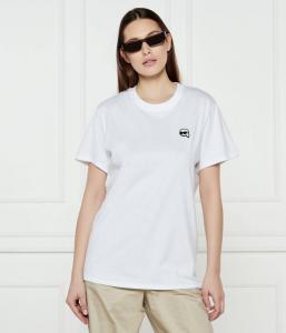 Нашивка на футболку Relaxed fit Karl Lagerfeld, белый
