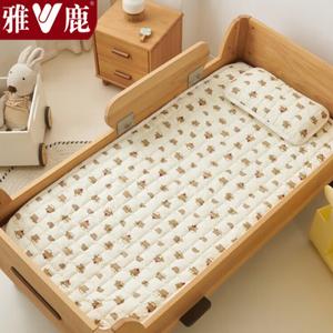 Yalu Наматрасник стеганый из хлопка, 60х110 см, мягкий, приятный к коже, можно стирать в машинке