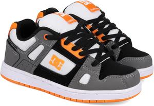 Детские кроссовки DC Shoes унисекс Stag, черный/оранжевый/серый