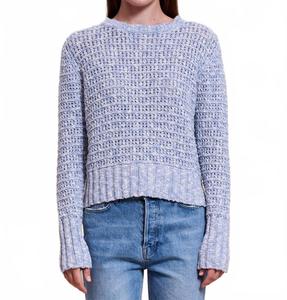 Топ Marl Slub Crew Top в синем цвете Sundry, синий