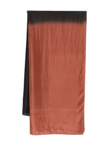 Шарф с эффектом омбре Yavi, коричневый