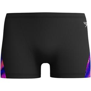 Мужские плавки-шорты Aquashort с V-образным вырезом и цифровым принтом Speedo, цвет razor sharp - diva