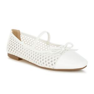 Женские кожаные туфли Mary Jane London Rag, White