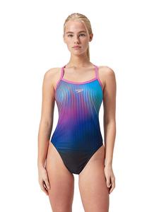 Купальник Eco+ Placem Speedo, цвет schwarz/rosa/hellblau