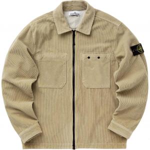 Футболка с логотипом STONE ISLAND, гипс
