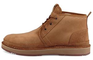 Зимние ботинки мужские Ugg на шнуровке, каштановый