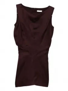 Шелковое мини-платье KHAITE, красный