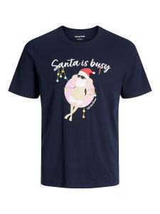 Рубашка JACK & JONES X-Mas, темно-синий