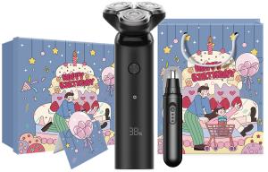 Электрическая бритва MI S500 с роторной системой, двойное лезвие, полностью водонепроницаемая, набор для бритья Xiaomi