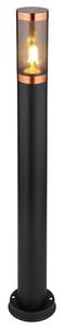 Наружная лампа Globo, 12,7x80 см, черный