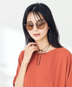 Металлические комбинированные солнцезащитные очки Avv, цвет Beige