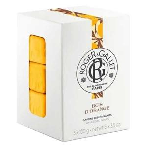 Благотворительное мыло Roger & Gallet Bois d'Orange в коробке 3 x 100 г