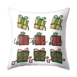 Декоративная наволочка, мягкая дышащая декоративная рождественская наволочка для дома, отеля, офиса, общежития для повседневной жизни-P Stuttg