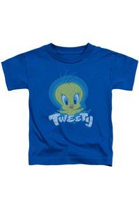 Футболка с коротким рукавом Looney Tunes Tweety Swirl для детей Gildan, синий