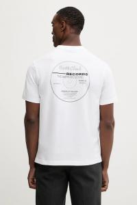 Хлопковая футболка te_bossclub BOSS Orange, белый