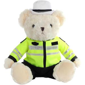 Плюшевая кукла Sitting Posture Cycling Bear высотой 25см/35см Shu family