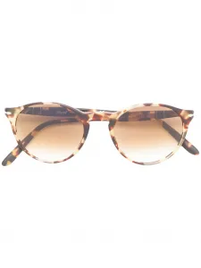 Солнцезащитные очки в круглой оправе Persol, коричневый